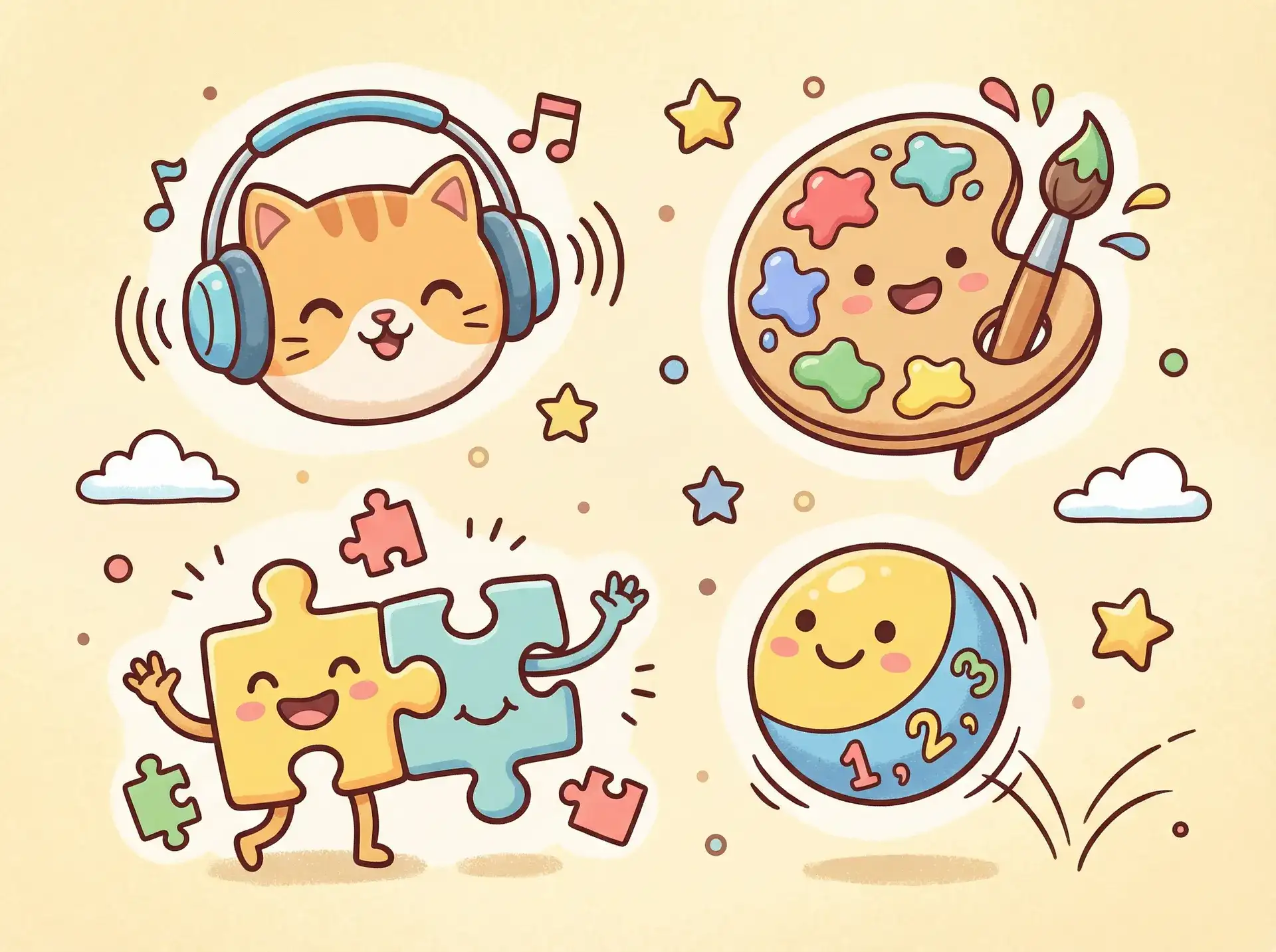 小朋友的手工作品 - 日韩卡1卡2卡三卡免费网站 益智创作